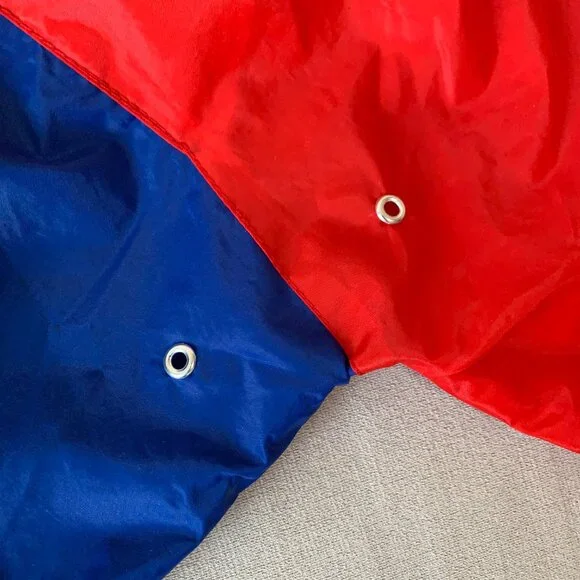 Vintage K-Way Technical Windbreaker Coat Jacket Athleisure Red Blue Fanny Pack - Picture 12 of 16